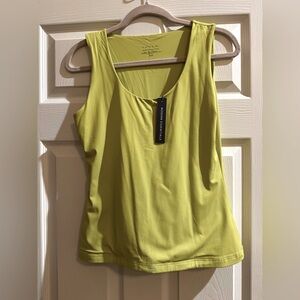 Tahari Women's Lime Green Tank Top. New . Size medium
